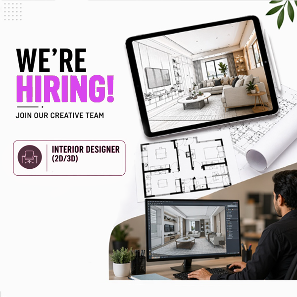 Interior Designer – 2D & 3D