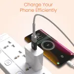 Portronics Bridge Y USB 3.0 to Type C OTG Adaptor, 10Gbps High Speed Data Transfer, Thunderbolt to USB Adapte