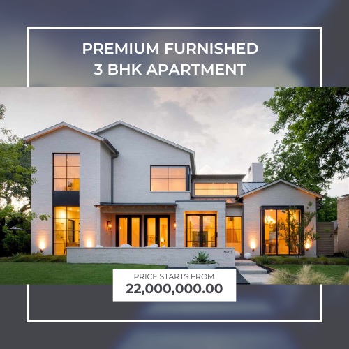 Premium Furnished 3 BHK Apartment in Andheri West Near Metro